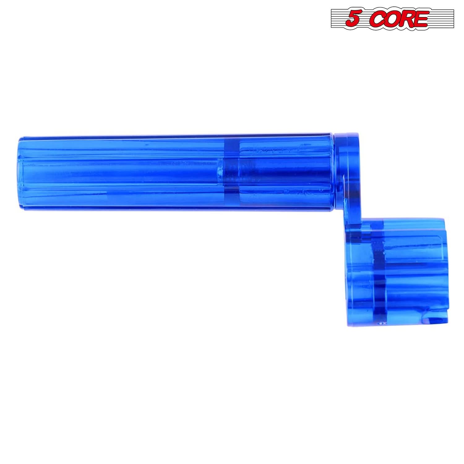5Core Guitar String Winder in blue color, ergonomic design for easy string changes.