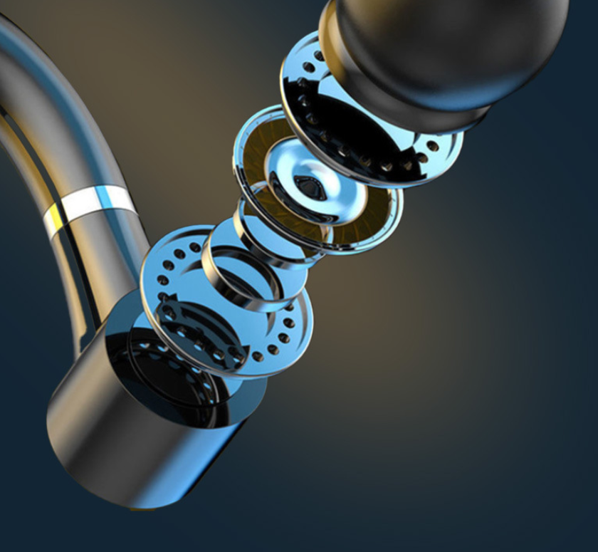 Bluetooth Headset Sports Running Wireless Single Side, featuring a sleek design for active use, ideal for sports and outdoor activities.