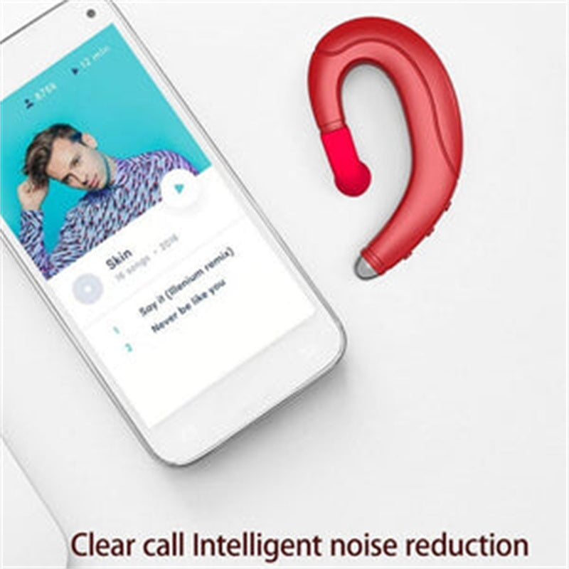 Bone Conduction Bluetooth Headset in stylish design, showcasing its lightweight and ergonomic in-ear fit.