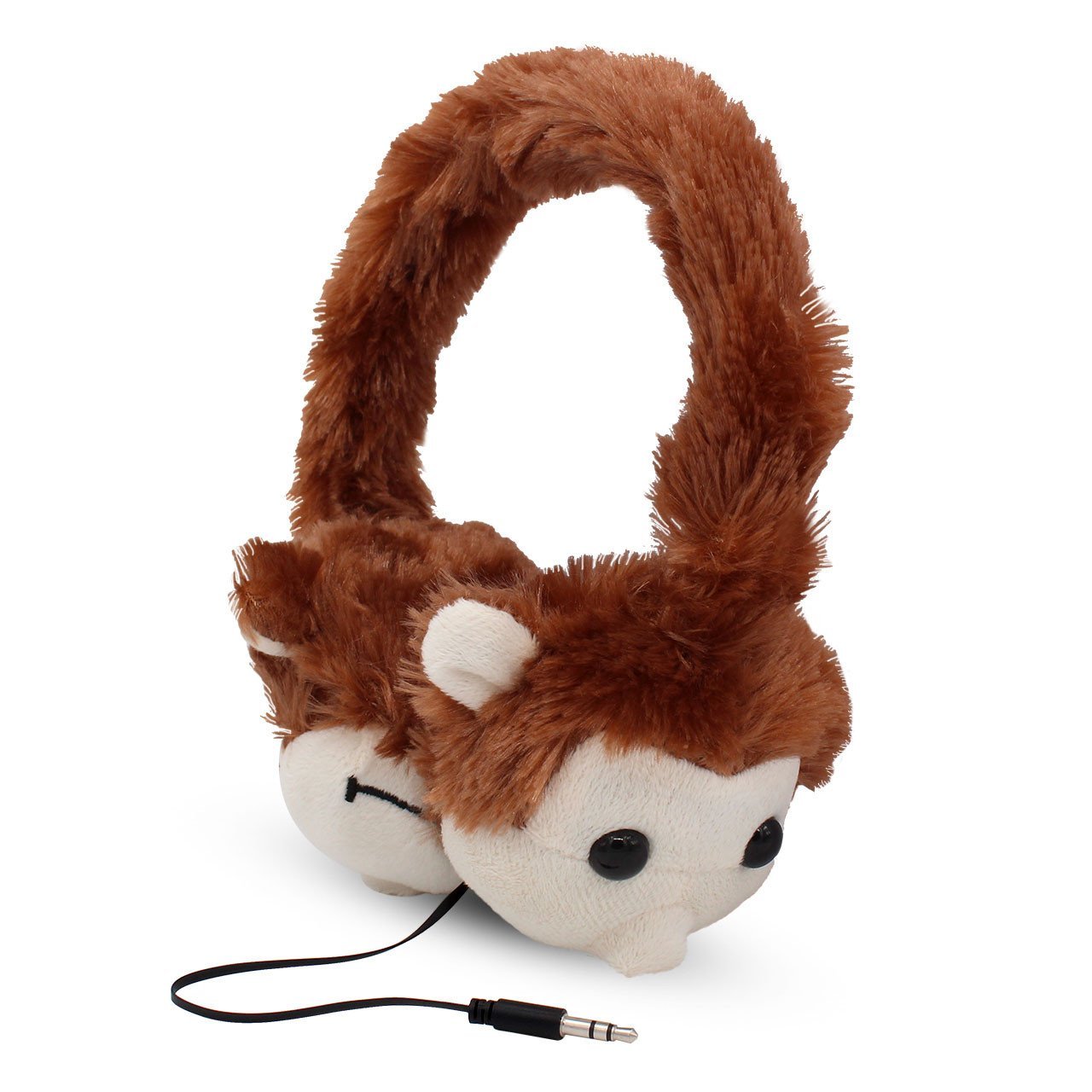 Cartoon Cute Noise Cancelling Stereo Headphone with soft cushion fabric and adjustable design, perfect for kids.