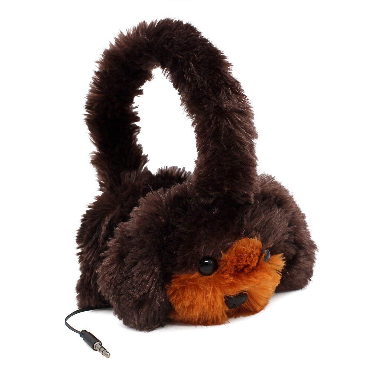 Cartoon Cute Noise Cancelling Stereo Headphone with soft cushion fabric and adjustable design, perfect for kids.