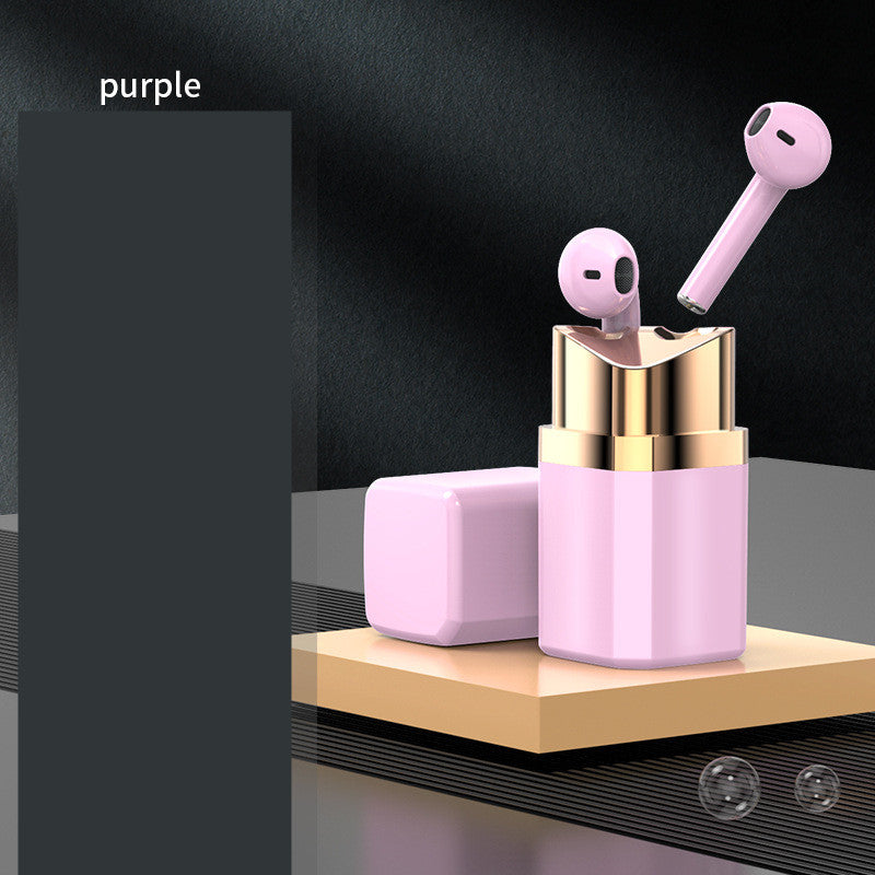 Fashion Individual Earphone Lipstick in a stylish lipstick design, showcasing its compact size and elegant appearance.