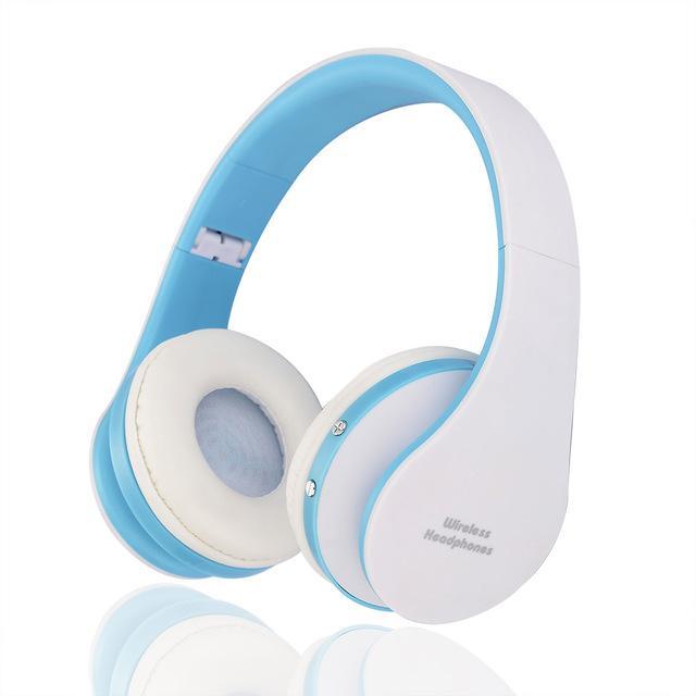 High Quality Foldable Bluetooth Super Bass Stereo Headset with adjustable headband and comfortable earmuffs, designed for superior sound quality.