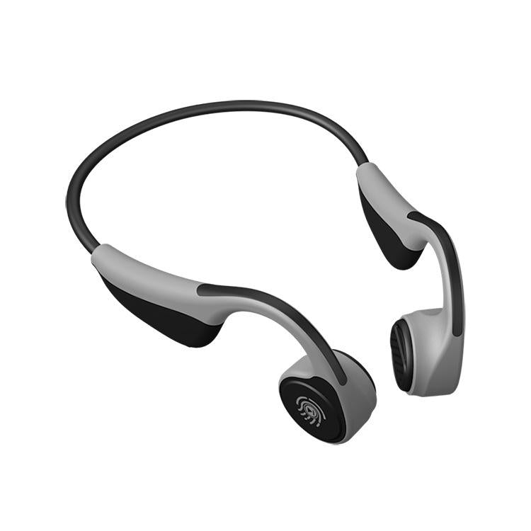V9 Bone Conduction Sports Bluetooth Headset featuring titanium alloy and TPE soft rubber design, ideal for active lifestyles.