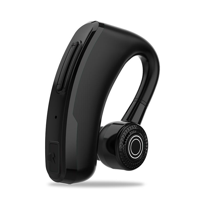 High Quality Wireless Bluetooth Headset in black with stereo sound and voice control features, designed for comfort and convenience.