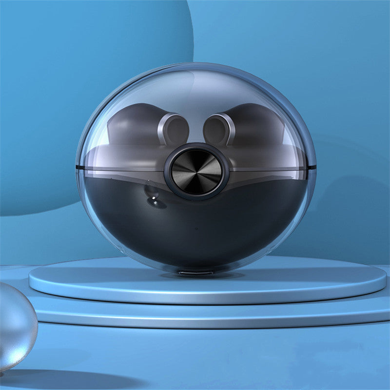 In Ear Crack Light Long Battery Life Wireless Headset with sleek design and charging case.