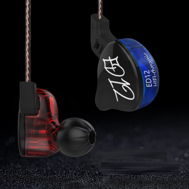 In-Ear Headphones Subwoofer Fever HIFI Music Headphones with a sleek design and L-bend plug, showcasing their high-quality build and comfort.
