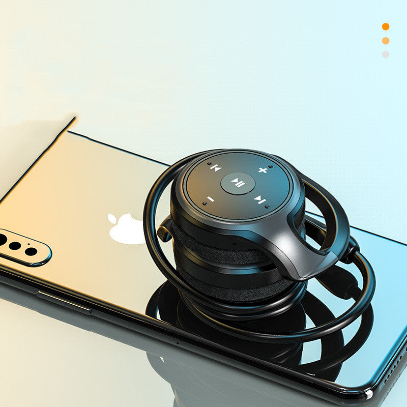 New Wireless Bluetooth Headset in blue and black, showcasing its sleek design and multifunctional features.