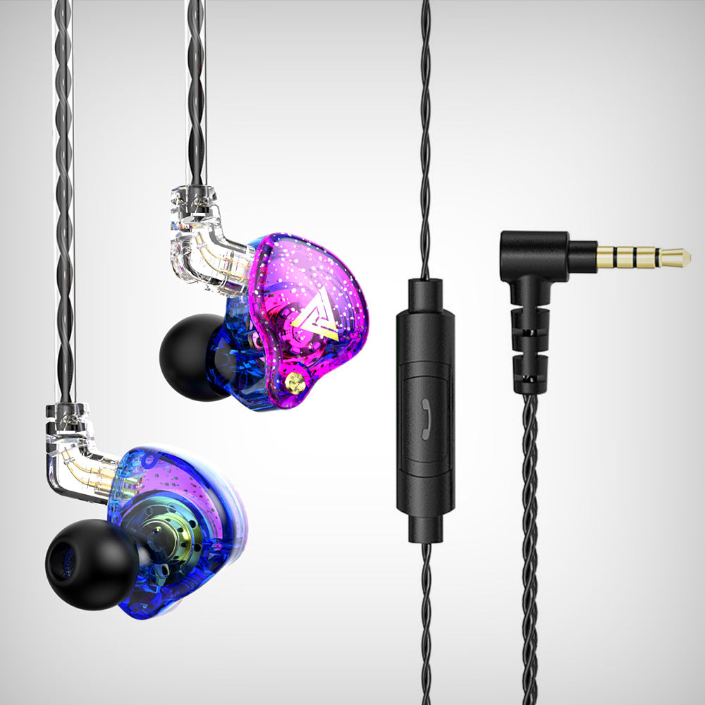 PRO Headphones HiFi Fever Subwoofer In Ear Wired with silicone sleeves and L-bend 3.5mm plug, showcasing their sleek design and durable materials.