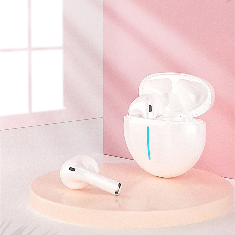 TWS Binaural In Ear Sports Noise Reduction Earphones with charging case, showcasing sleek design and advanced features.