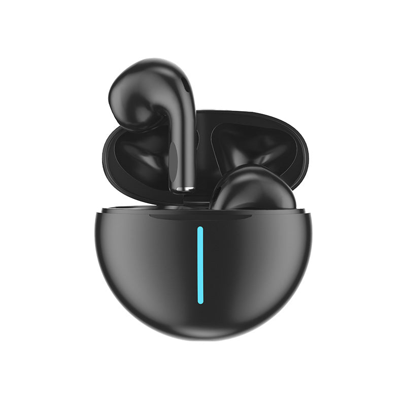 TWS Binaural In Ear Sports Noise Reduction Earphones with charging case, showcasing sleek design and advanced features.