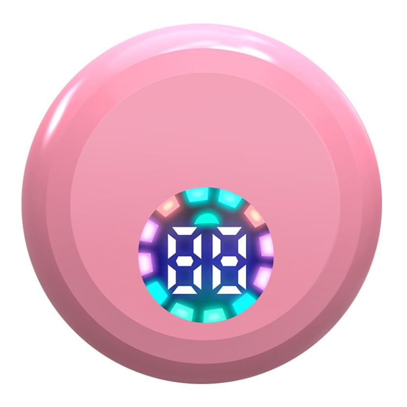 TWS Wireless Bluetooth Earphones with LED digital display, showcasing a sleek design and compact charging case.