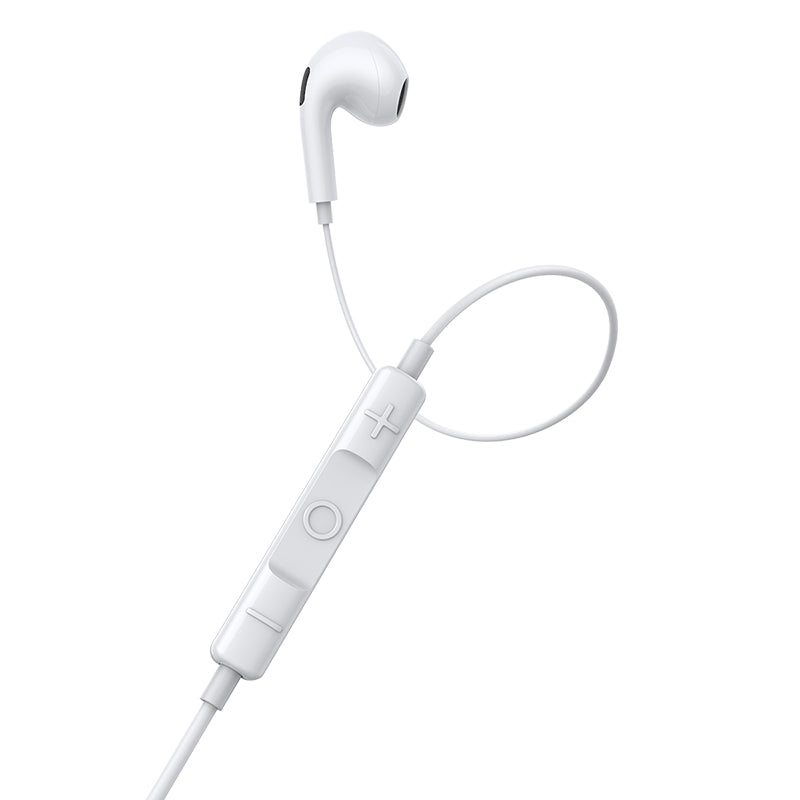 Type C Lateral In-ear Wired Earphone featuring a sleek design, durable materials, and a Type-C connector for modern devices.