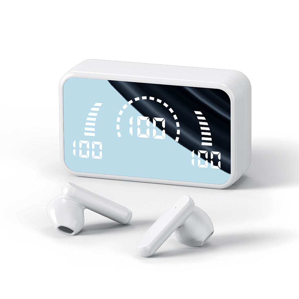 Wireless Bluetooth Earphone in-ear design with sleek finish and charging case, showcasing advanced features and ergonomic fit.