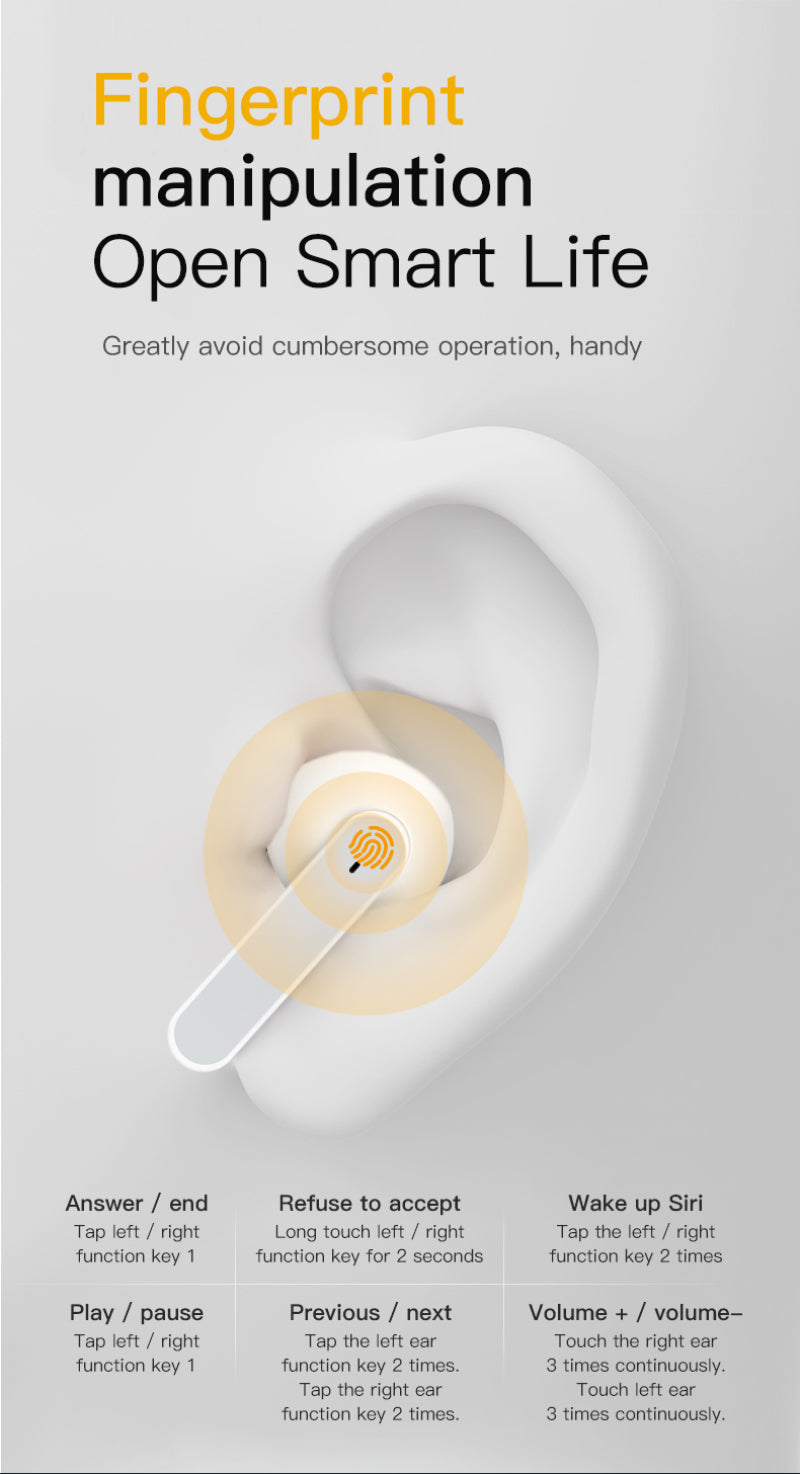 Wireless Bluetooth Headset with HD LCD Digital Display showcasing sleek design and advanced features.