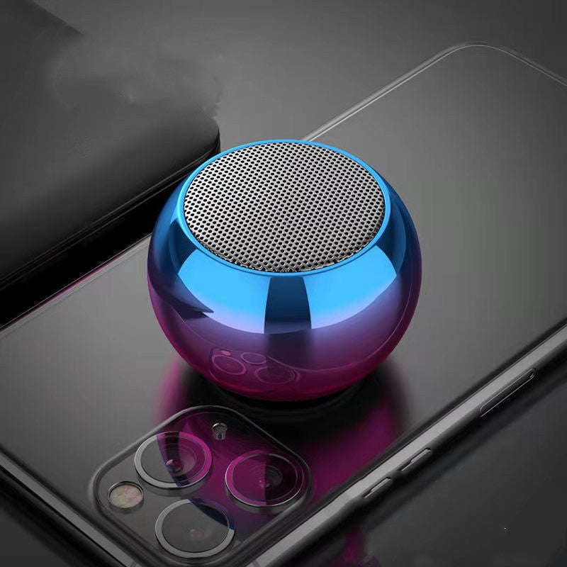 Wireless Bluetooth Speaker Mini Stereo in vibrant colors, showcasing its portable design and outdoor suitability.