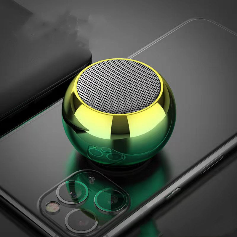 Wireless Bluetooth Speaker Mini Stereo in vibrant colors, showcasing its portable design and outdoor suitability.