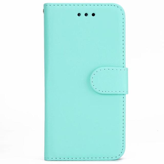 2 in 1 Magnetic Detachable Leather Wallet Case for iPhone, featuring a sleek vegan leather design with card slots and a detachable phone holder.