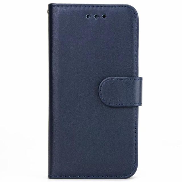 2 in 1 Magnetic Detachable Leather Wallet Case for iPhone, featuring a sleek vegan leather design with card slots and a detachable phone holder.
