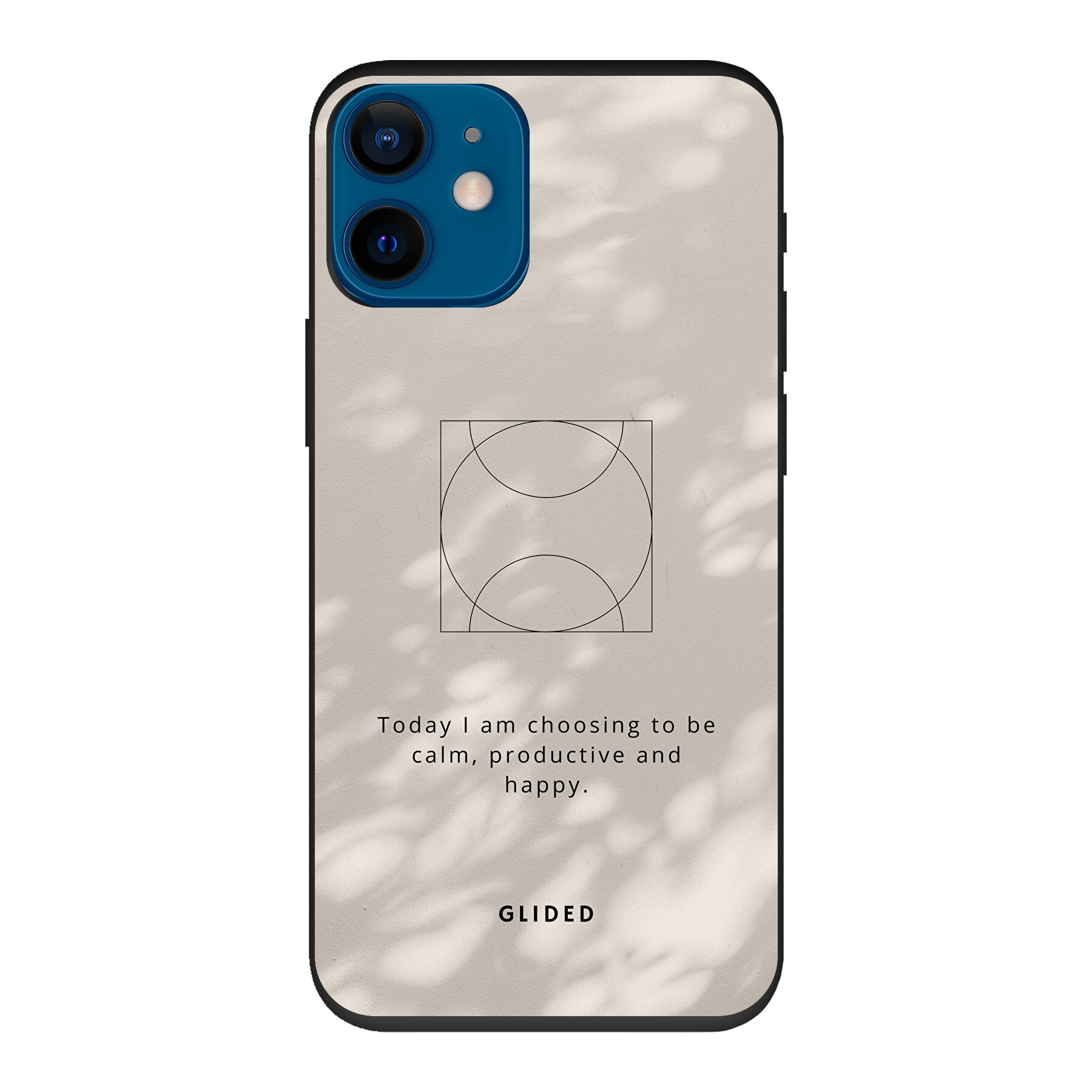 Affirmation Handyhülle für iPhone 12 mini mit inspirierendem Spruch und ästhetischem Design, idealer Schutz und stilvolles Accessoire.