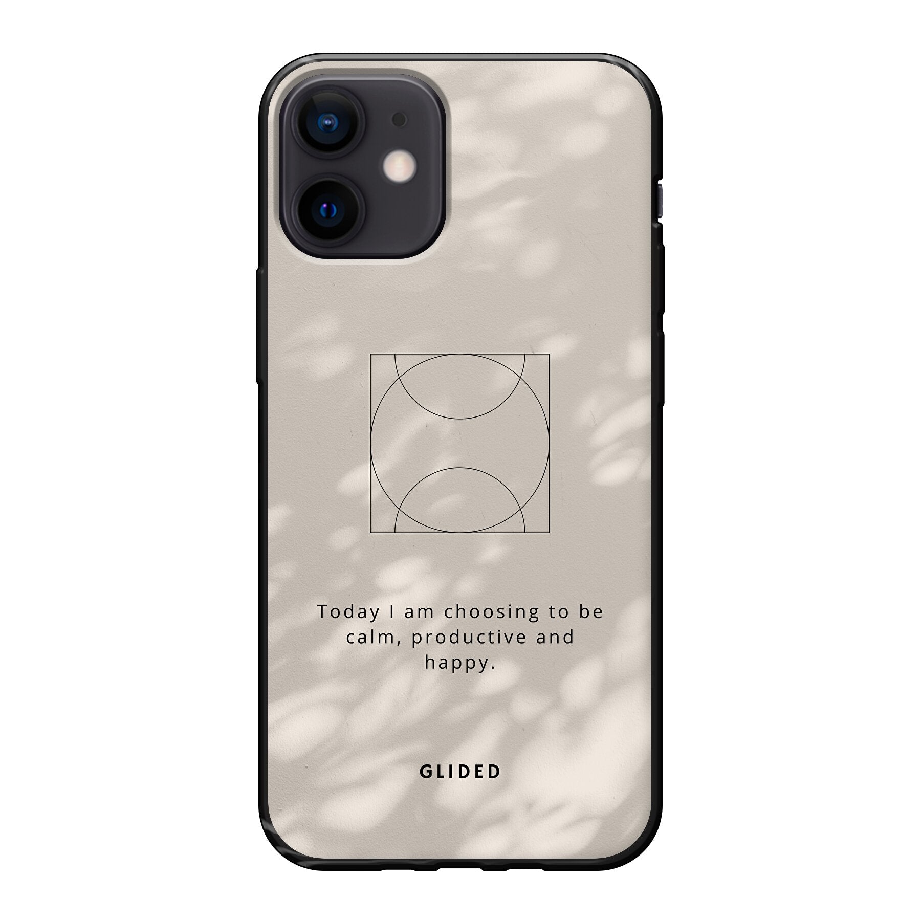 Affirmation Handyhülle für iPhone 12 mini mit inspirierendem Spruch und ästhetischem Design, idealer Schutz und stilvolles Accessoire.