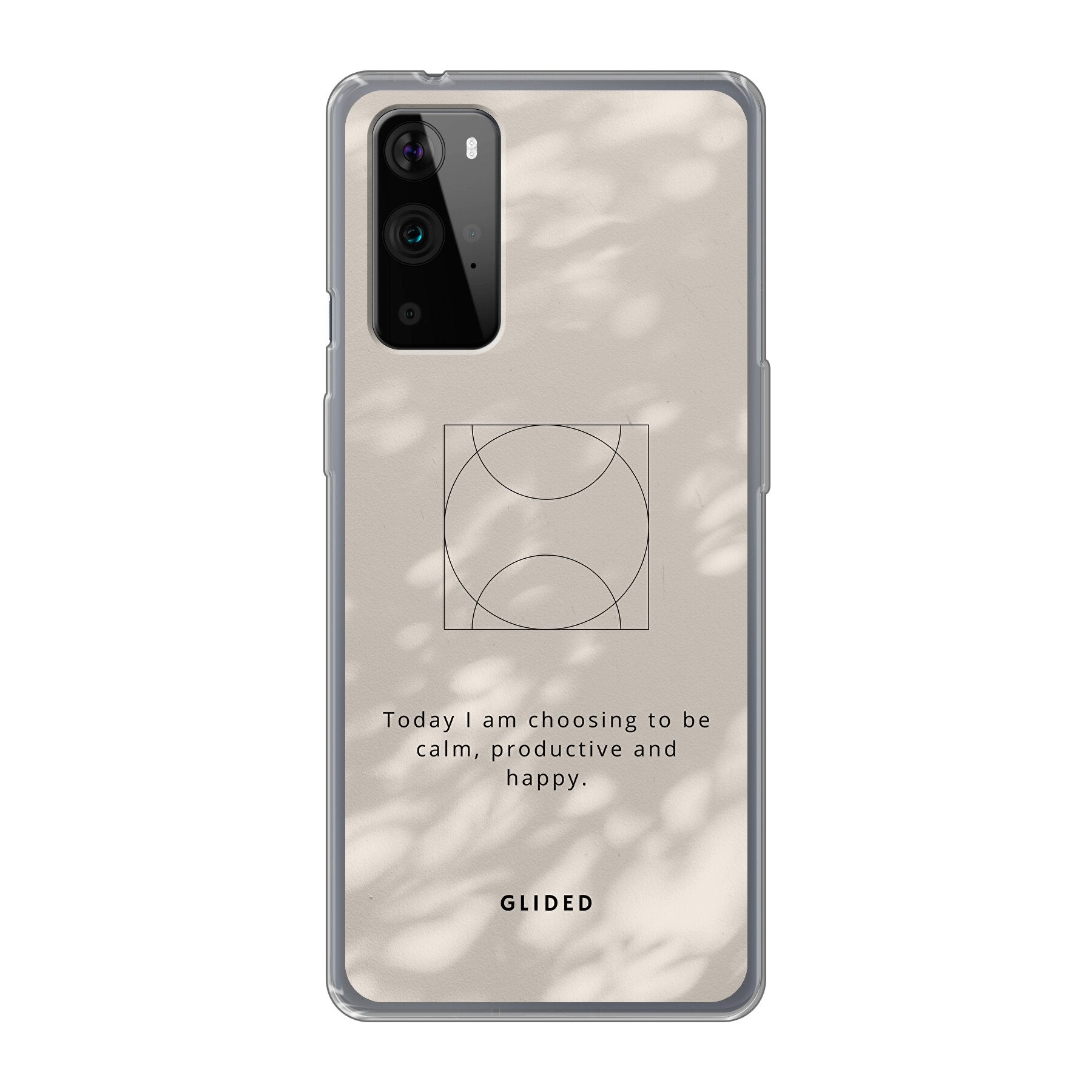 Affirmation Handyhülle für OnePlus 9 Pro mit inspirierendem Spruch und ästhetischem Design, idealer Schutz und stilvolles Accessoire.