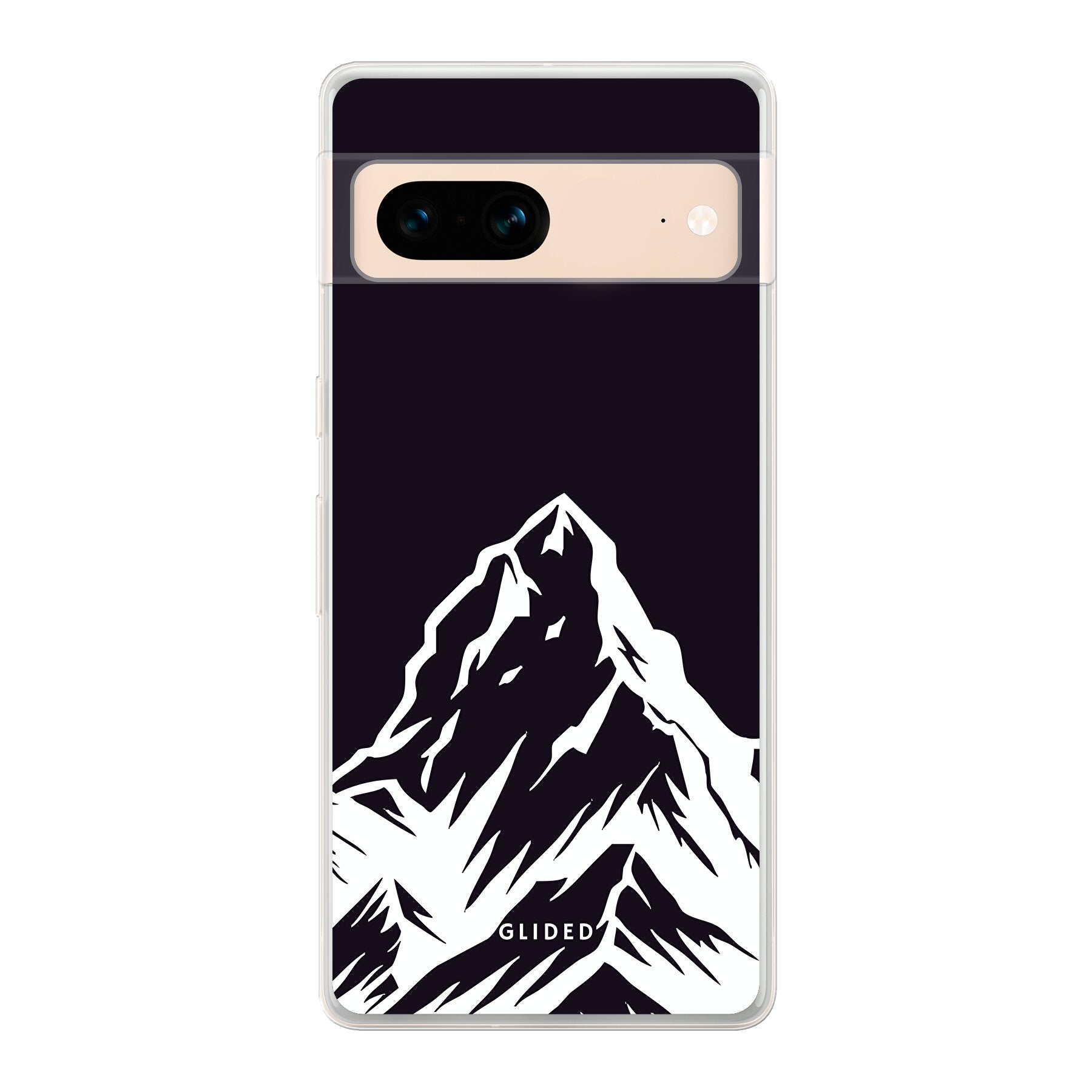 Alpine Adventure Handyhülle für Google Pixel 7 mit majestätischen Berggipfeln und Tälern, ideal für Naturfreunde.