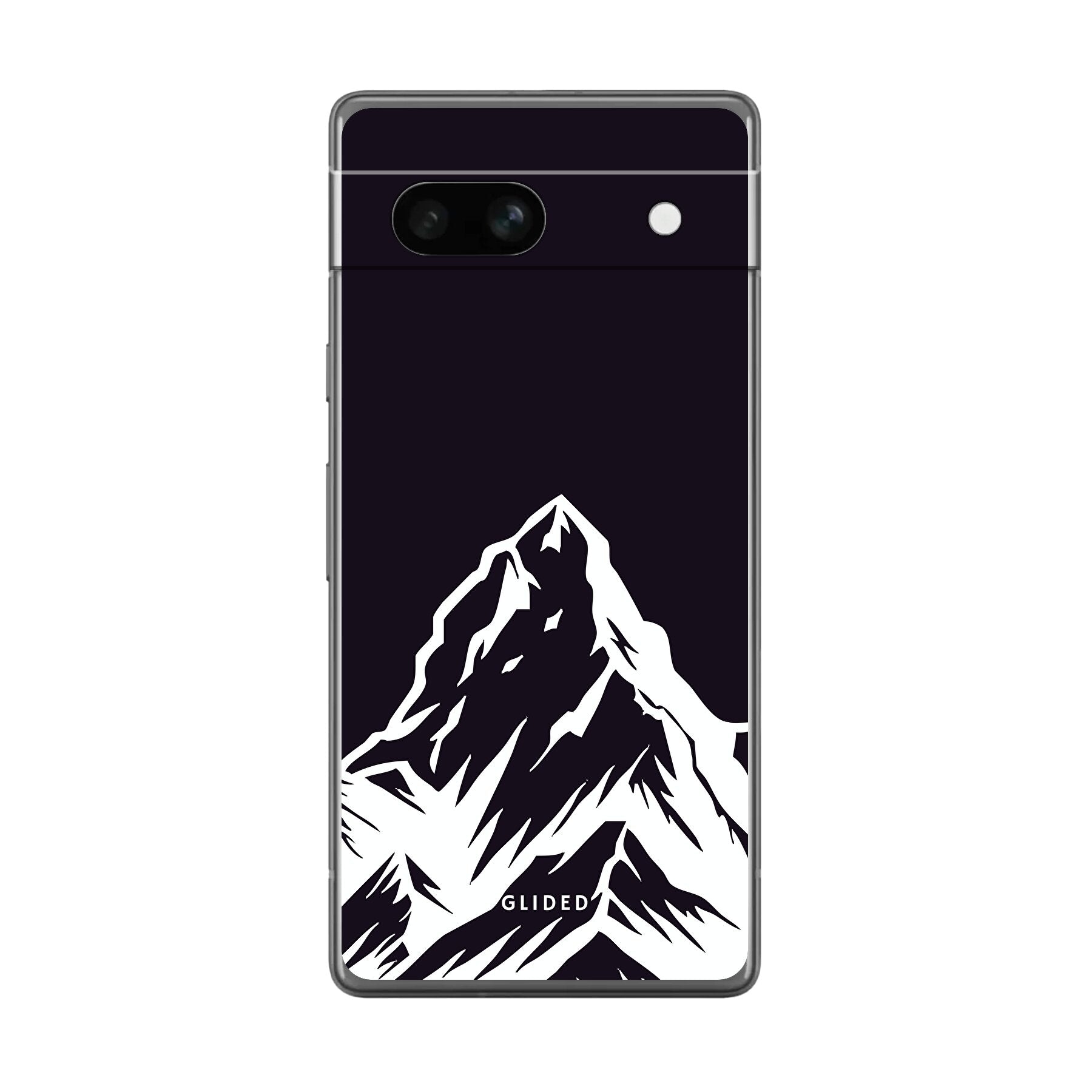 Alpine Adventure Handyhülle für Google Pixel 7a mit majestätischen Berggipfeln und Tälern, ideal für Naturfreunde.