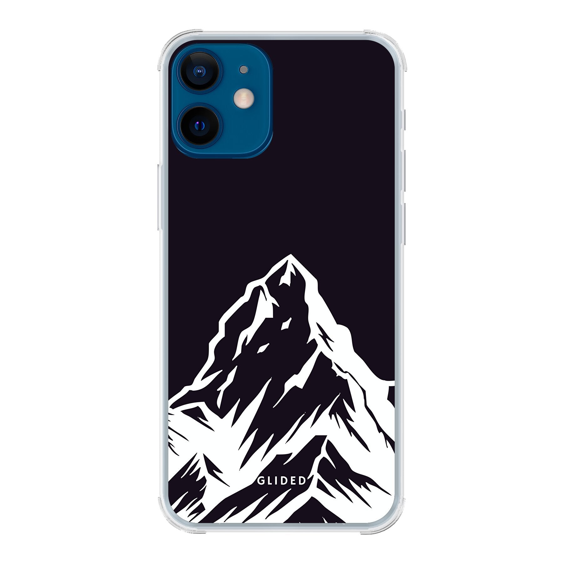 Alpine Adventure iPhone 12 mini Handyhülle mit majestätischen Berggipfeln und Tälern, ideal für Naturfreunde.