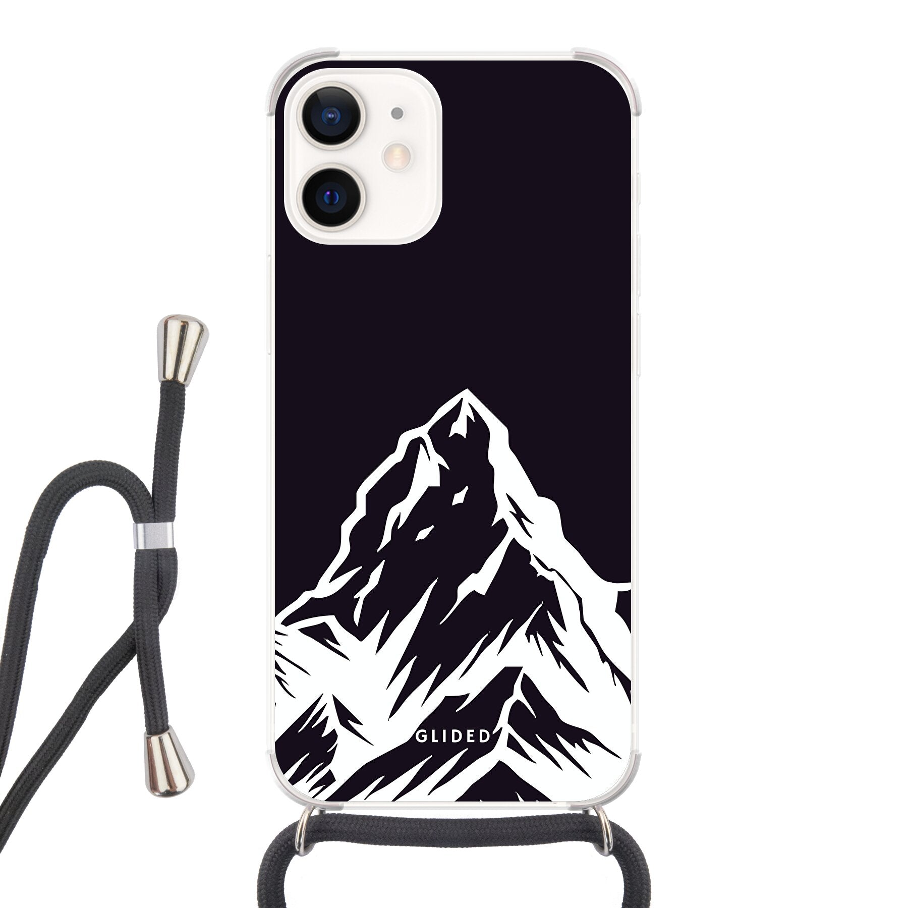 Alpine Adventure iPhone 12 mini Handyhülle mit majestätischen Berggipfeln und Tälern, ideal für Naturfreunde.