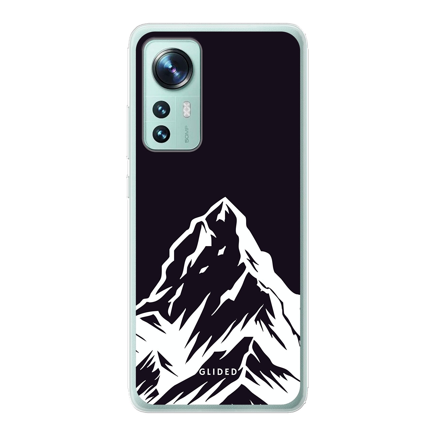 Alpine Adventure Handyhülle für Xiaomi 12 Pro mit majestätischen Berggipfeln und Tälern, ideal für Naturfreunde.