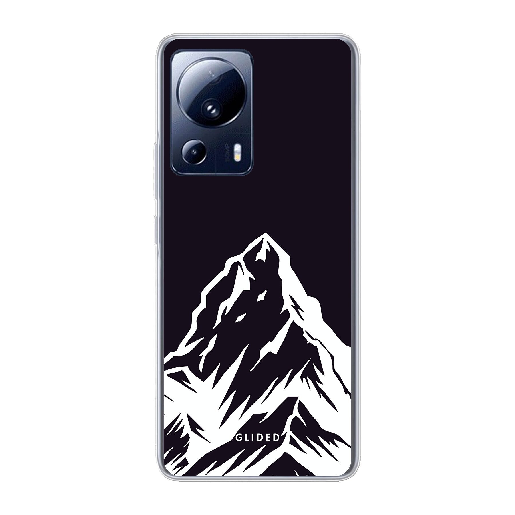 Alpine Adventure Handyhülle für Xiaomi 13 Lite mit majestätischen Berggipfeln und Tälern, ideal für Naturliebhaber.