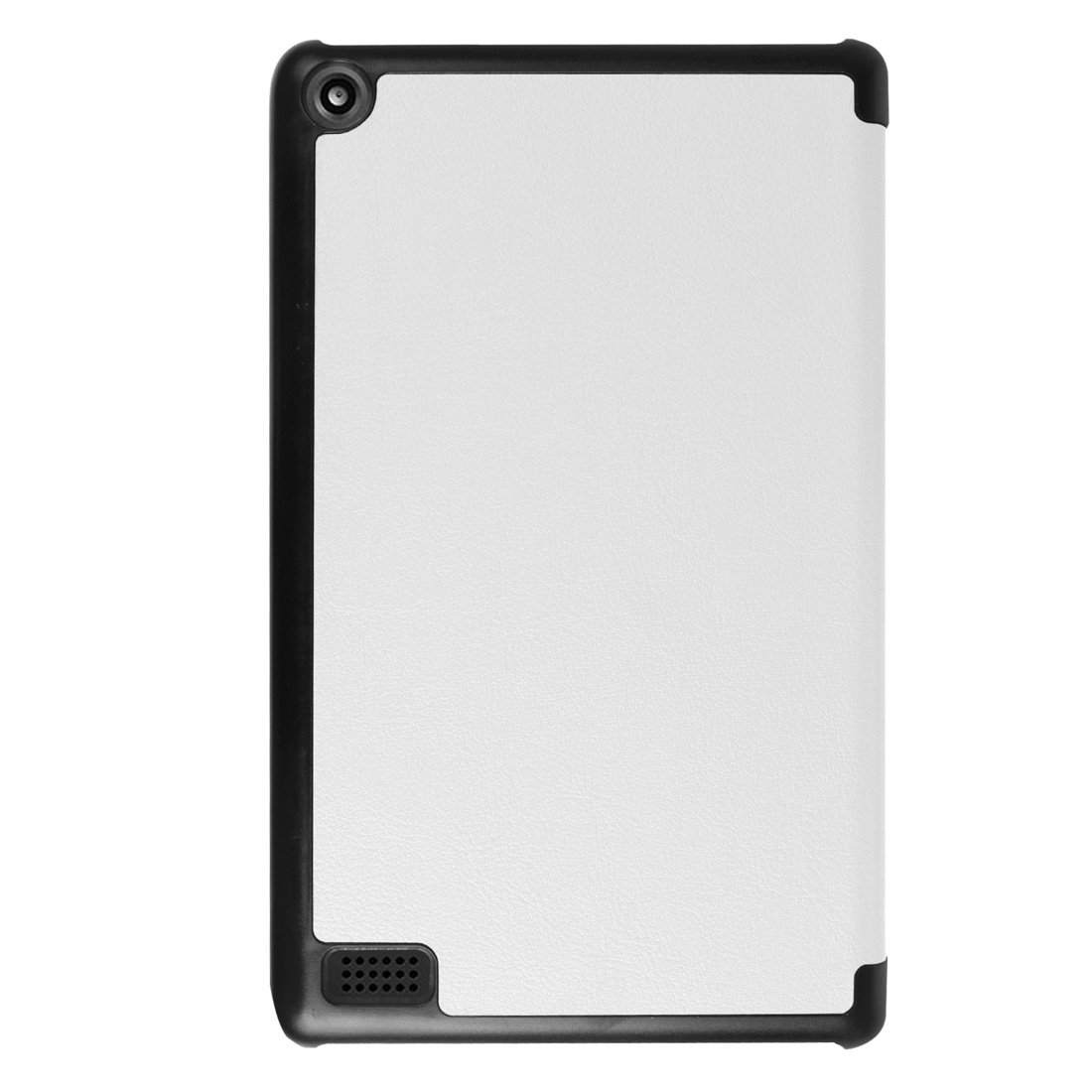 AMZER Flip Leather Case for Amazon tablet, showcasing its stylish design and functional features.