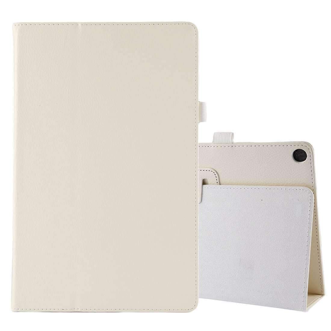 AMZER Flip Leather Case for Amazon devices, featuring a sleek design, flip stand for horizontal viewing, and durable leather material for protection.