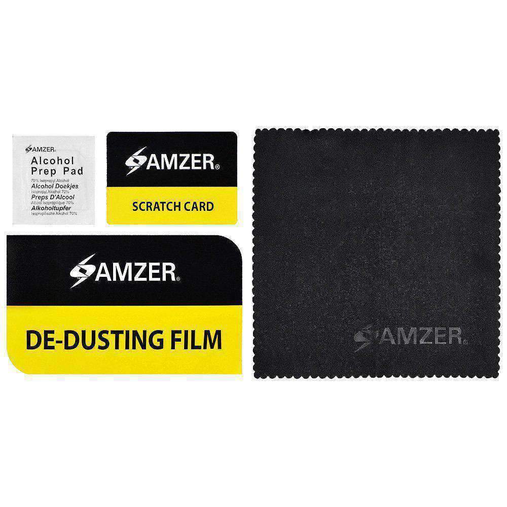 AMZER Kristal Tempered Glass HD Screen Protector for the new 9.7 iPad, showcasing its sleek design and protective features.