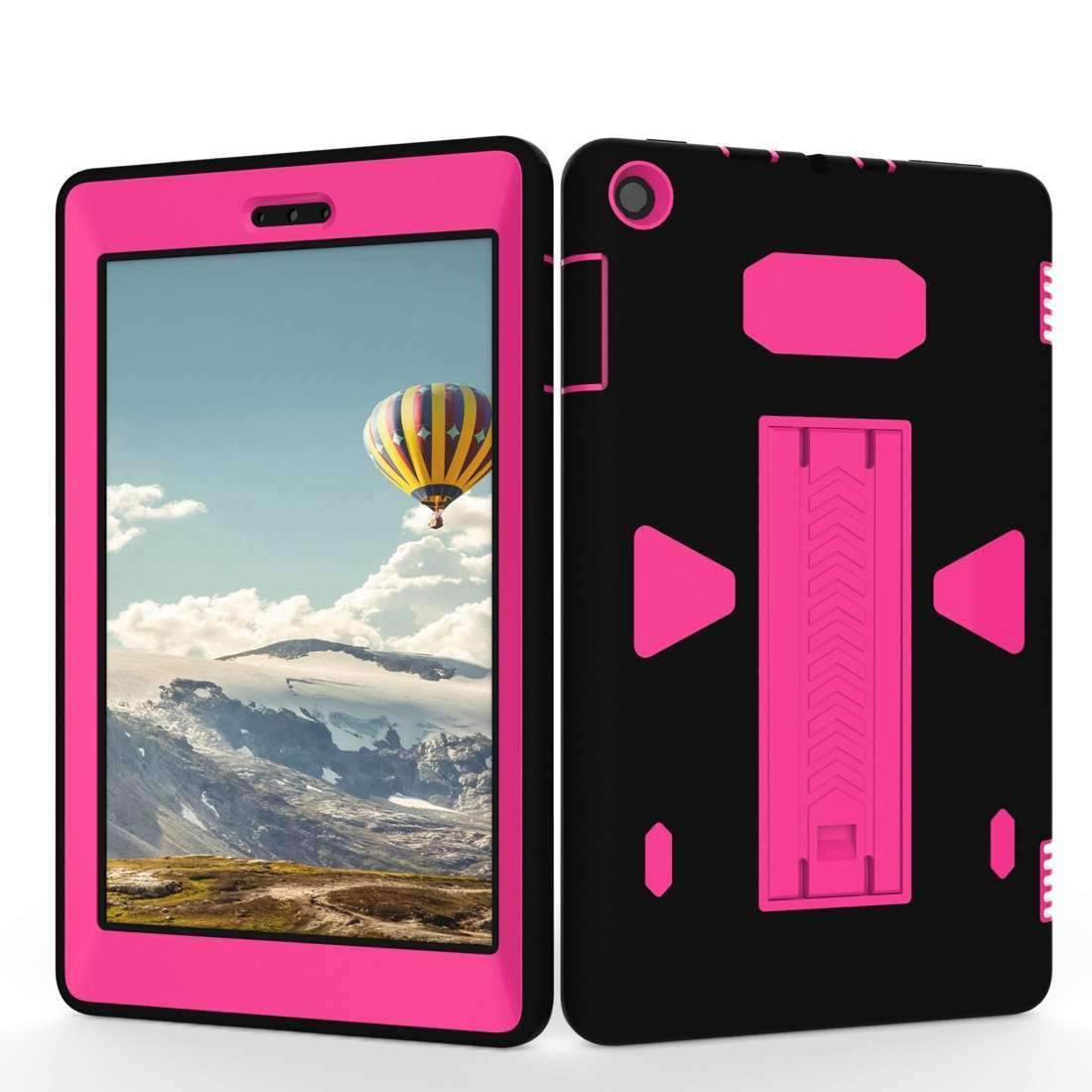 AMZER PC+Silicone Shockproof Protective Back Cover for tablets, showcasing its sleek design and durable materials.