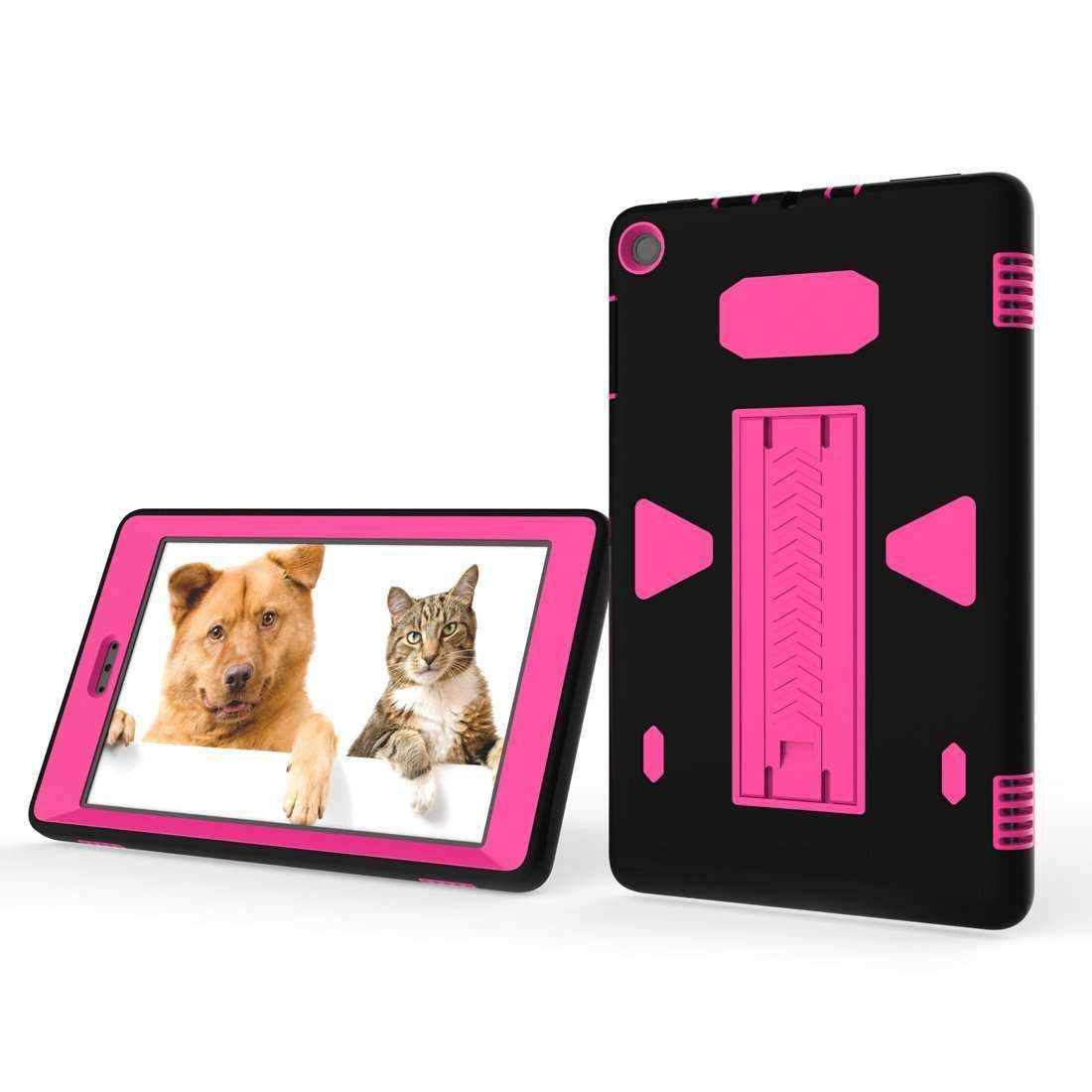 AMZER PC+Silicone Shockproof Protective Back Cover for tablets, showcasing its sleek design and durable materials.