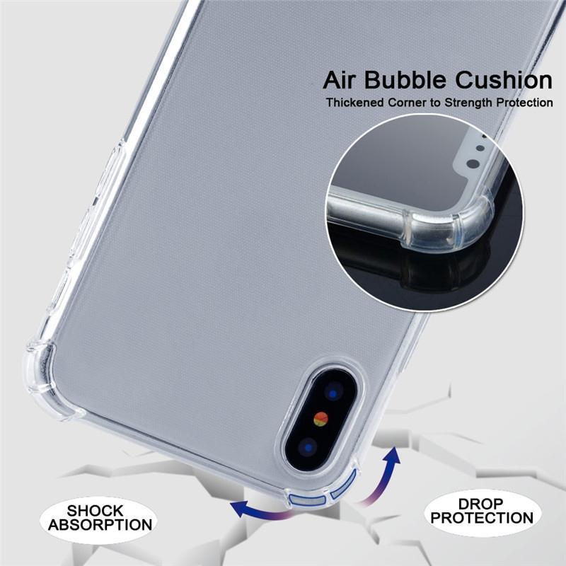 AMZER Pudding TPU Soft Skin X Protection Case for iPhone 11 Pro, showcasing its clear design and lanyard feature.