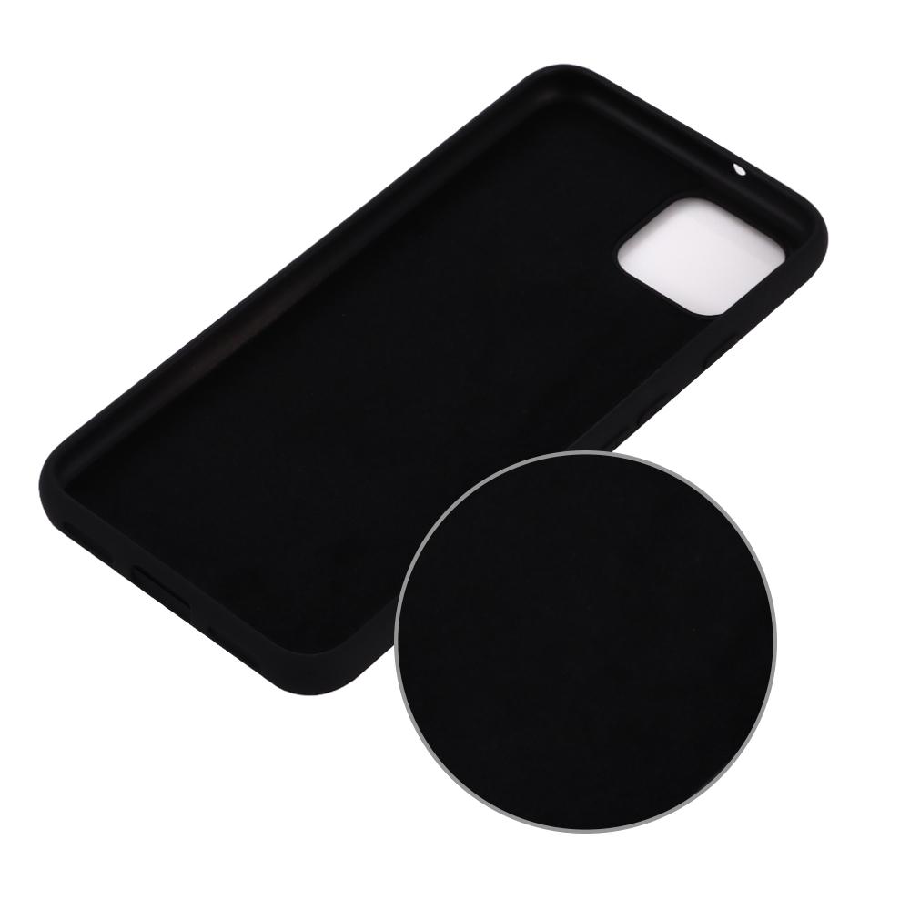 AMZER Shockproof Silicone Skin Jelly Case for Google Pixel 4XL in black, showcasing its sleek design and premium silicone material.