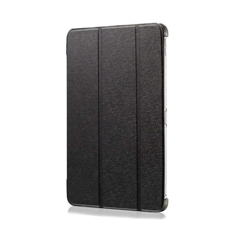 AMZER Texture PU Leather Smart Stand Cover for iPad Pro 11 (2018) in black, showcasing its sleek design and functionality.