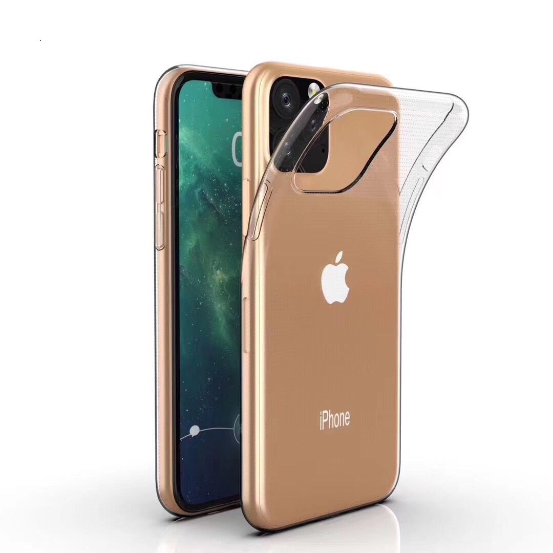 AMZER Ultra Slim TPU Soft Protective Case for iPhone 11, showcasing its clear design and flexible material.