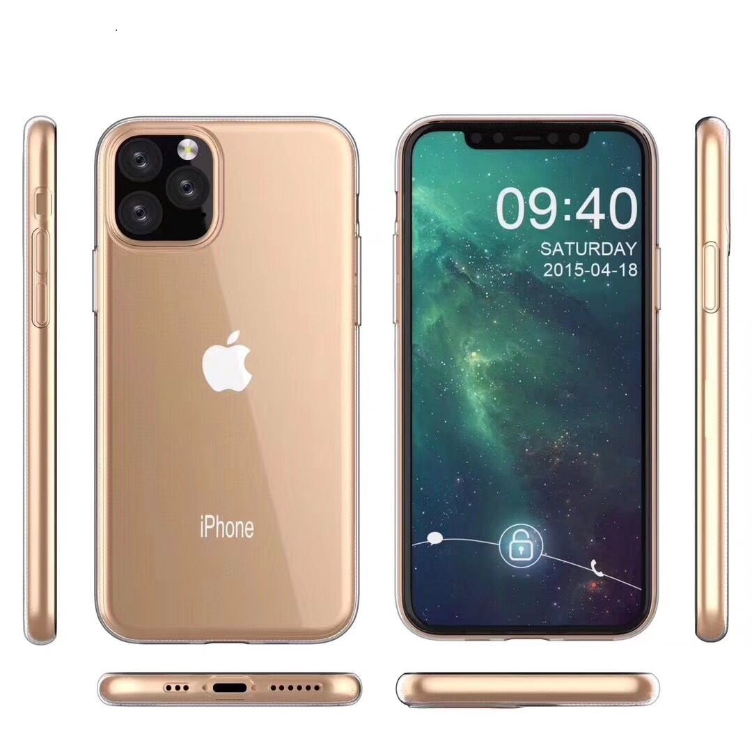 AMZER Ultra Slim TPU Soft Protective Case for iPhone 11, showcasing its clear design and flexible material.