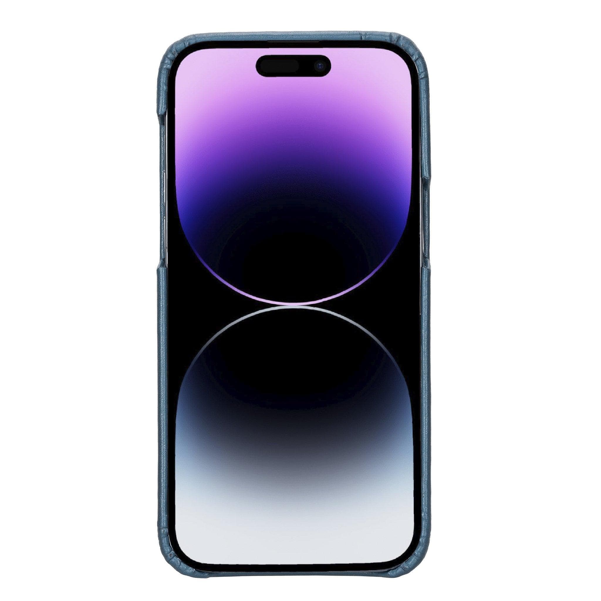 Apple iPhone 14 Series Full Leather Coating Back Cover in premium leather, showcasing its elegant design and high-quality craftsmanship.