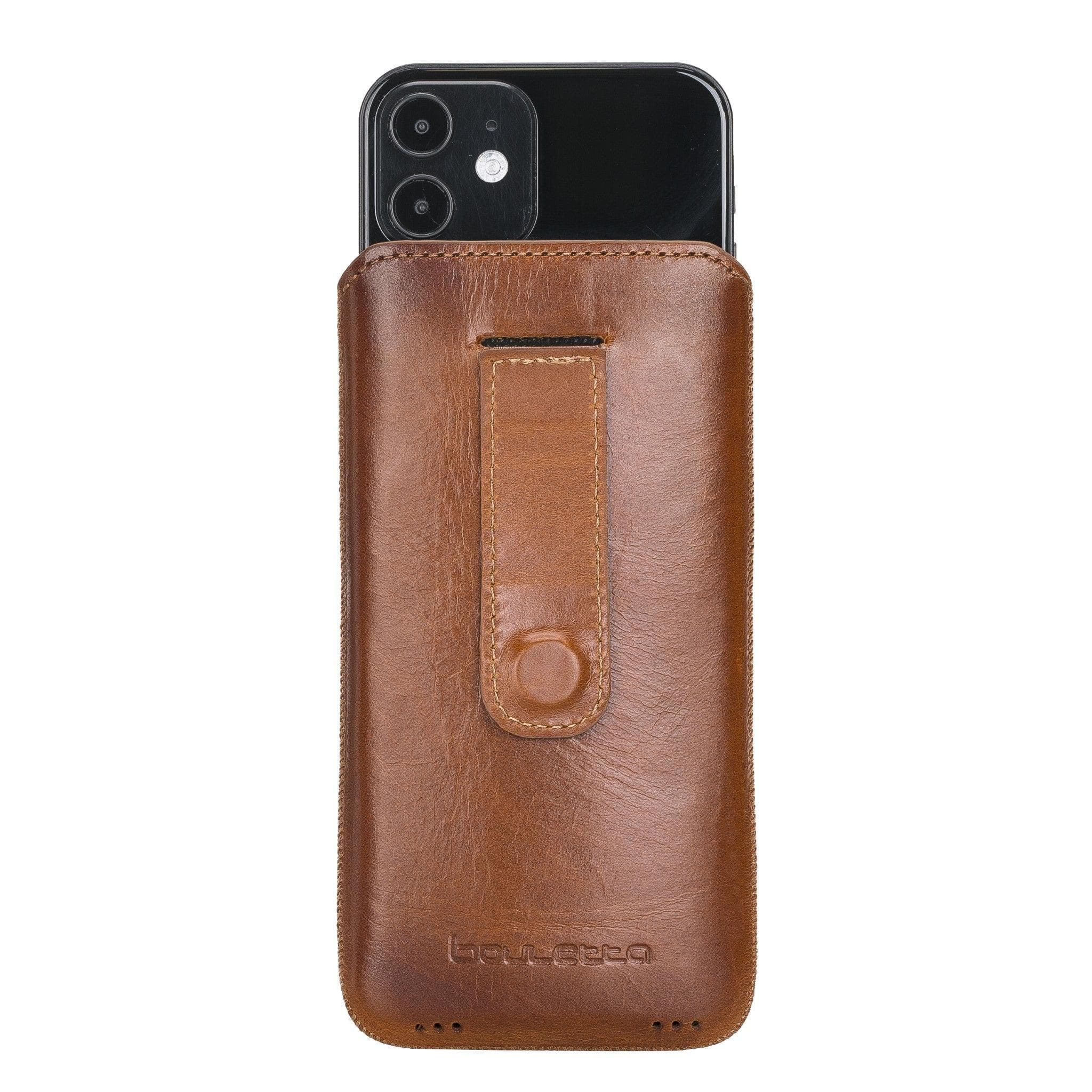 Bouletta Multi Leather Case for Apple iPhone, showcasing premium leather craftsmanship and personalization options.