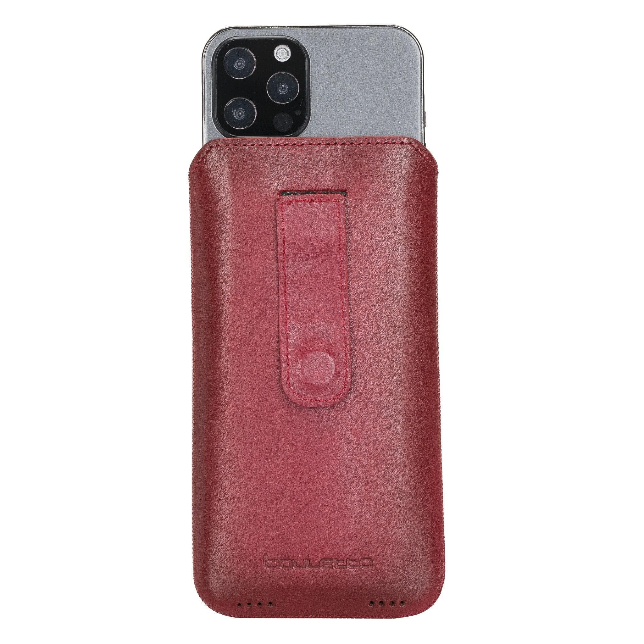Bouletta Multi Leather Case for Apple iPhone, showcasing premium leather craftsmanship and personalization options.