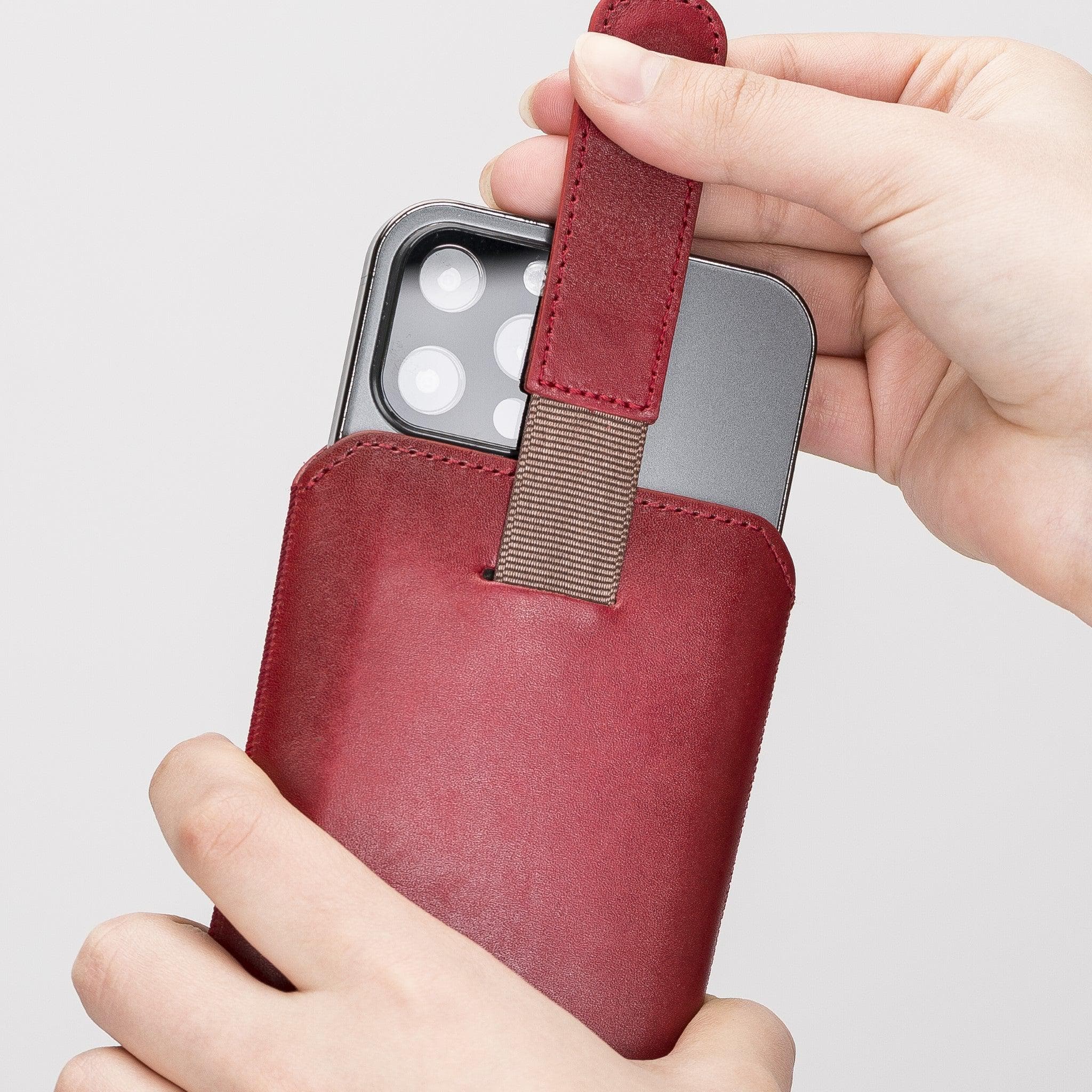 Bouletta Multi Leather Case for Apple iPhone, showcasing premium leather craftsmanship and personalization options.