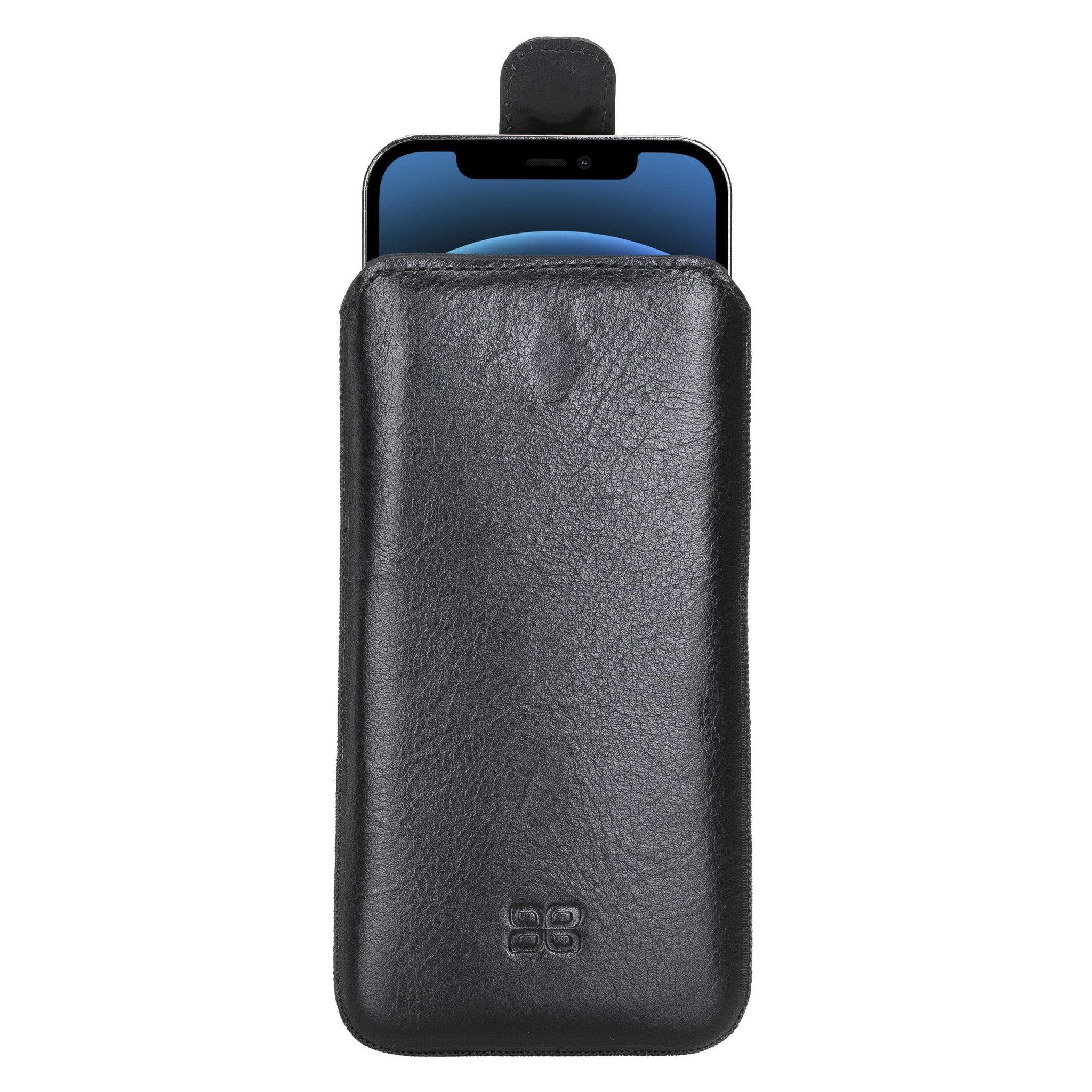 Bouletta Multi Leather Case for Apple iPhone, showcasing premium leather craftsmanship and personalization options.