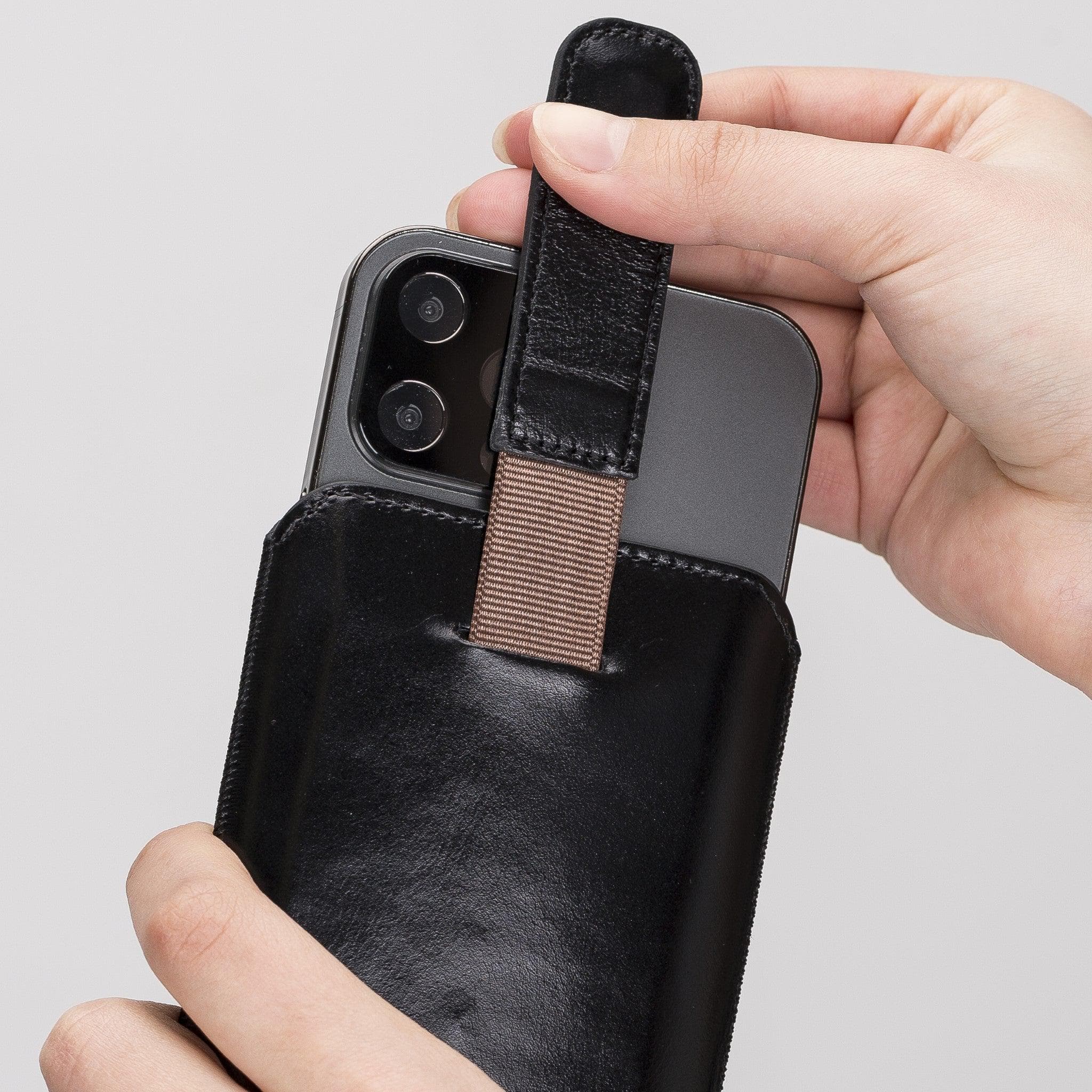 Bouletta Multi Leather Case for Apple iPhone, showcasing premium leather craftsmanship and personalization options.