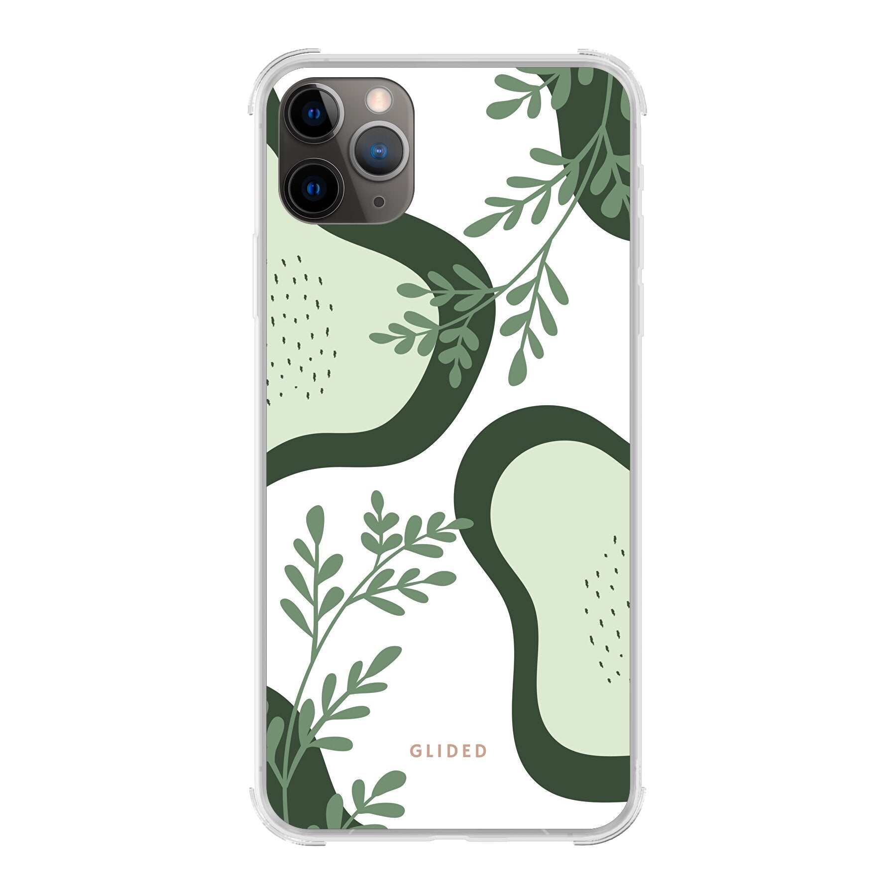 Avocado Handyhülle für iPhone 11 Pro Max mit buntem, abstraktem Avocado-Design, das frische und lebendige Energie ausstrahlt.