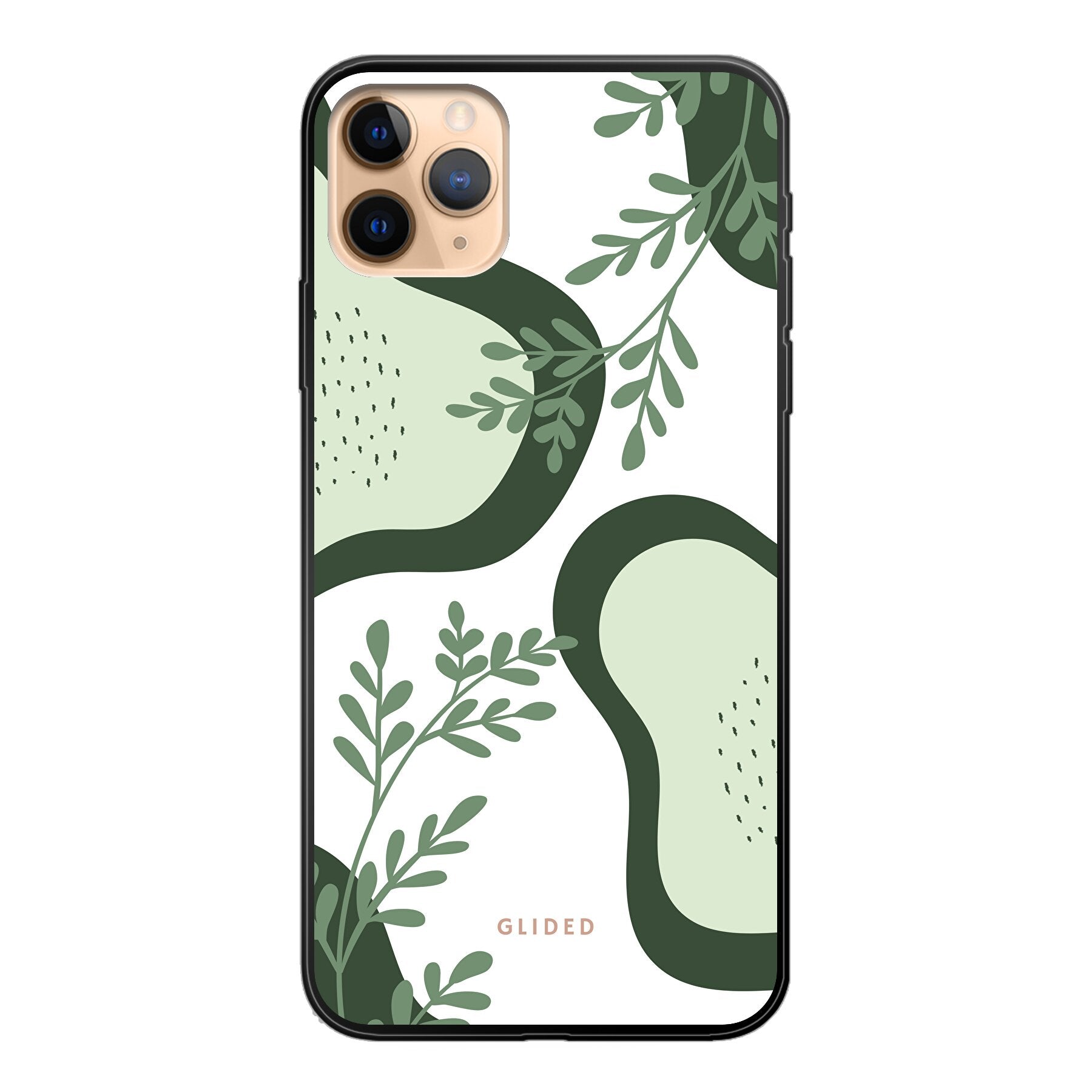 Avocado Handyhülle für iPhone 11 Pro Max mit buntem, abstraktem Avocado-Design, das frische und lebendige Energie ausstrahlt.